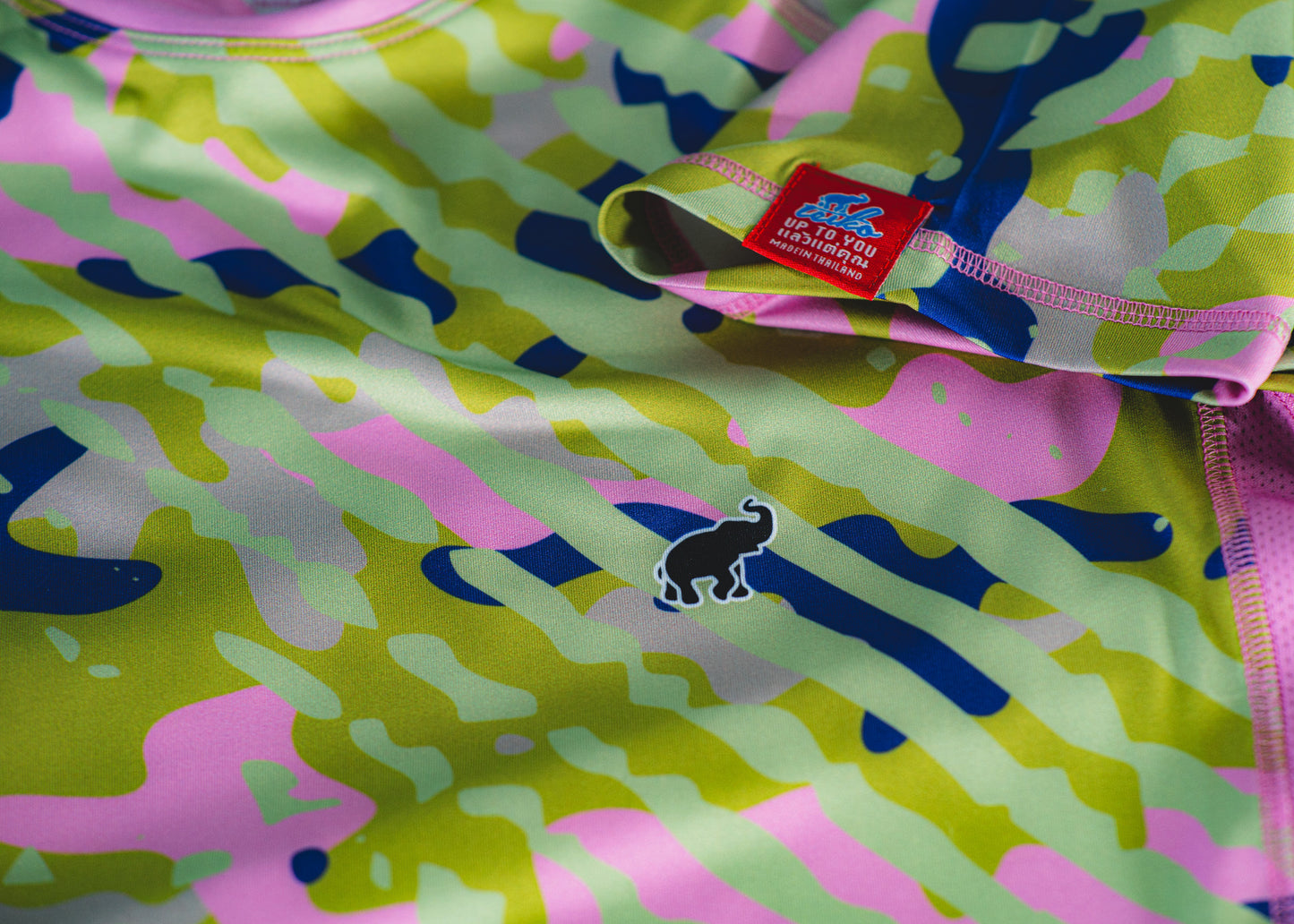 Teiko Rashguard "Camo Pop" Light Green