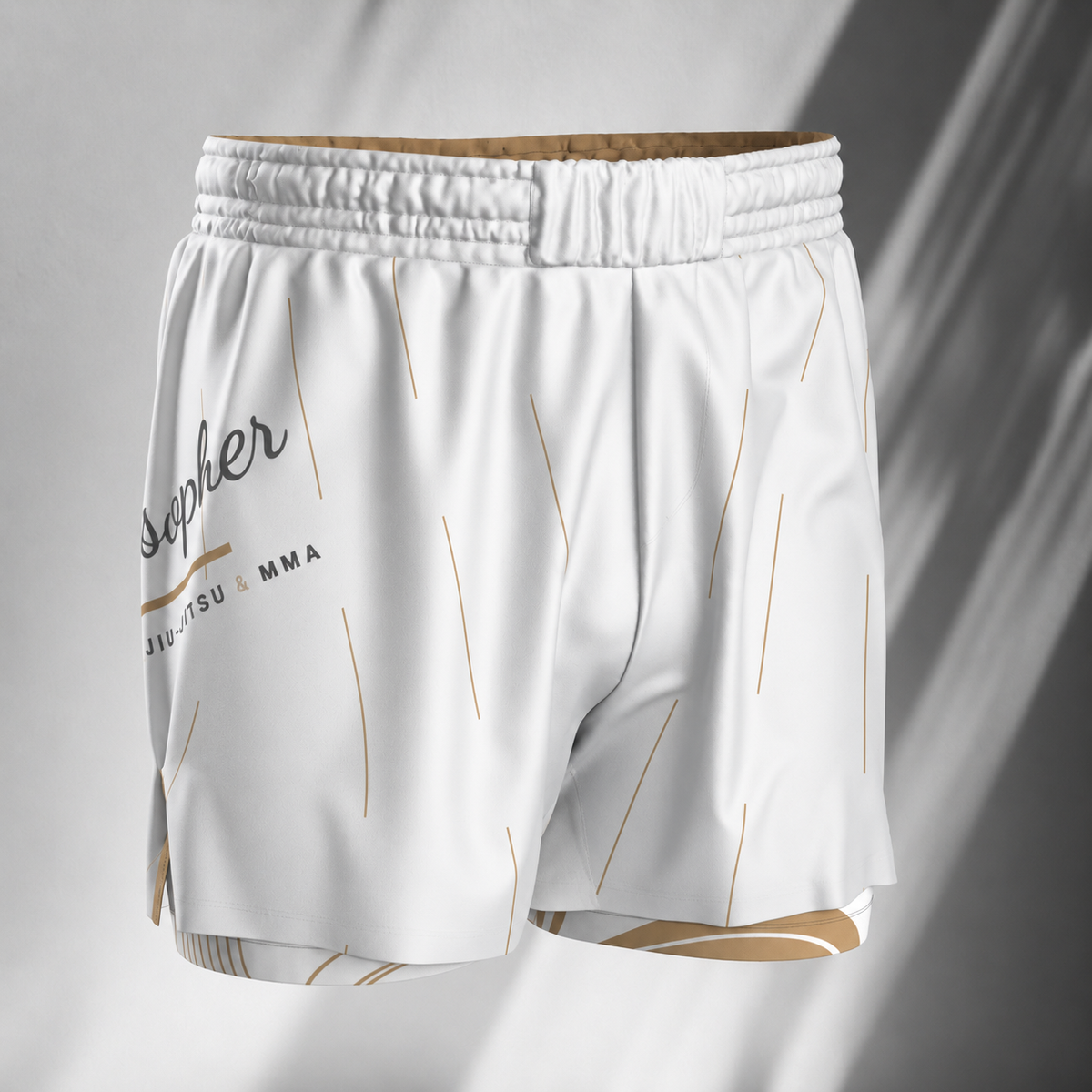 Grappling Short "Philosopher BJJ White"