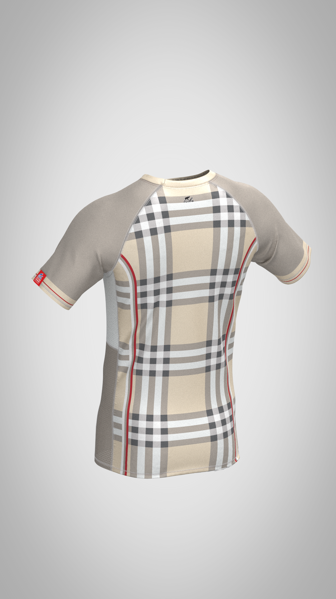 Grappling Rashguard "Tartan Basic Bitch"