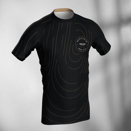 Rashguard "Philosopher BJJ Black"