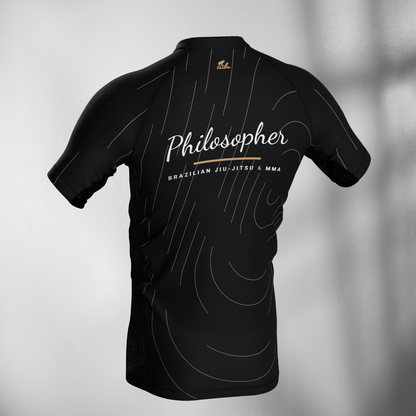Rashguard "Philosopher BJJ Black"