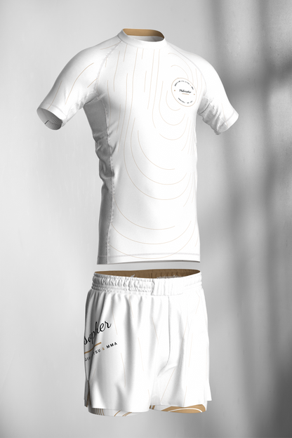 Grappling Set "Philosopher BJJ White"