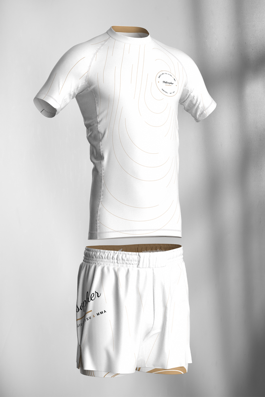Grappling Set "Philosopher BJJ White"
