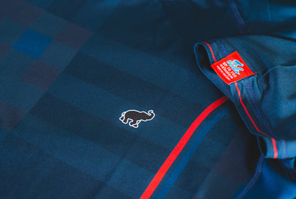 Teiko Rashguard "Tartan Deep Blue"